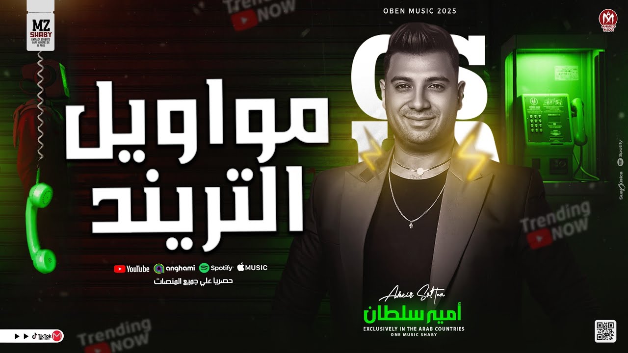 مواويل الترند 2025 امير سلطان ( ترند التيك توك ) حظ شعبي جديد 2025