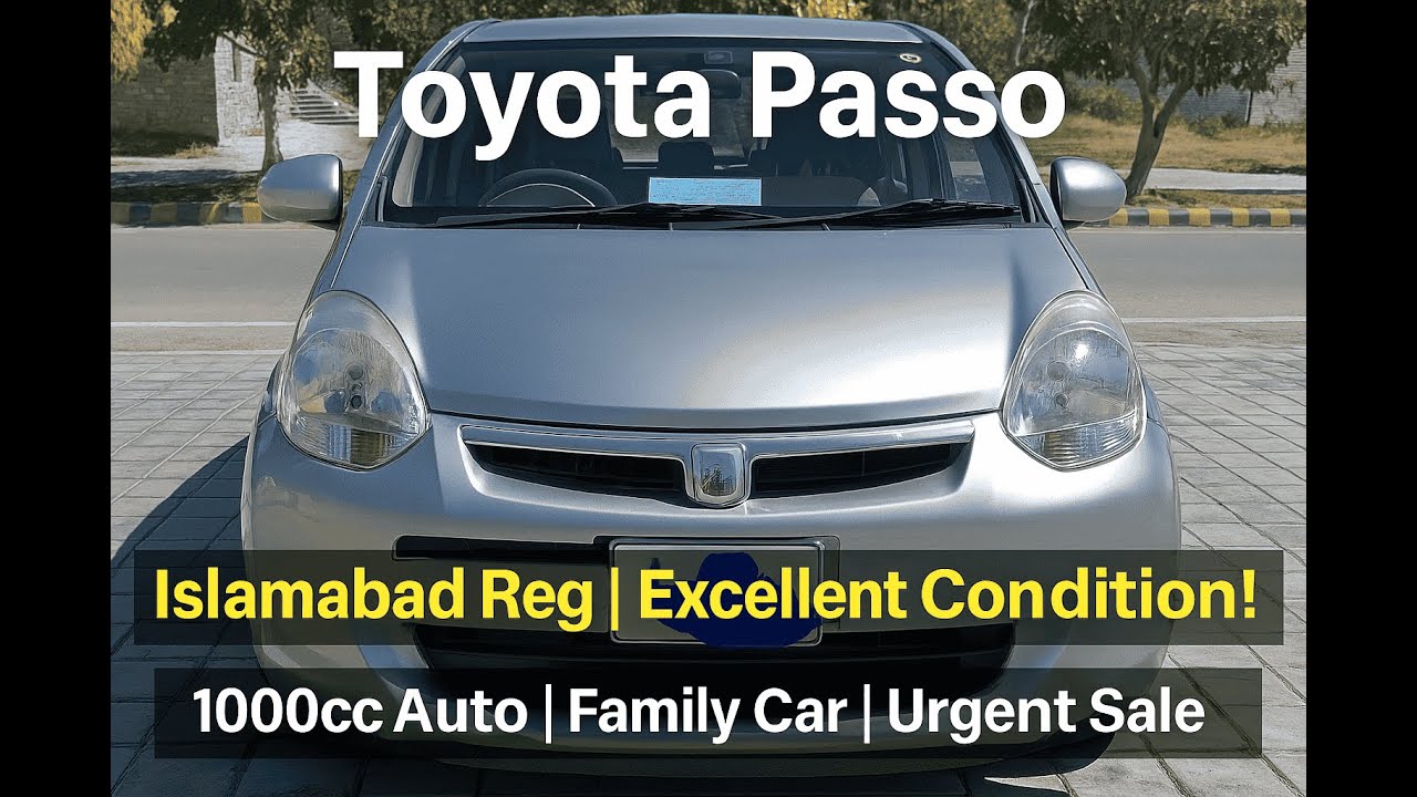 Toyota Passo 2011 for Sale | Islamabad Registered | Genuine Condition | Must Watch!