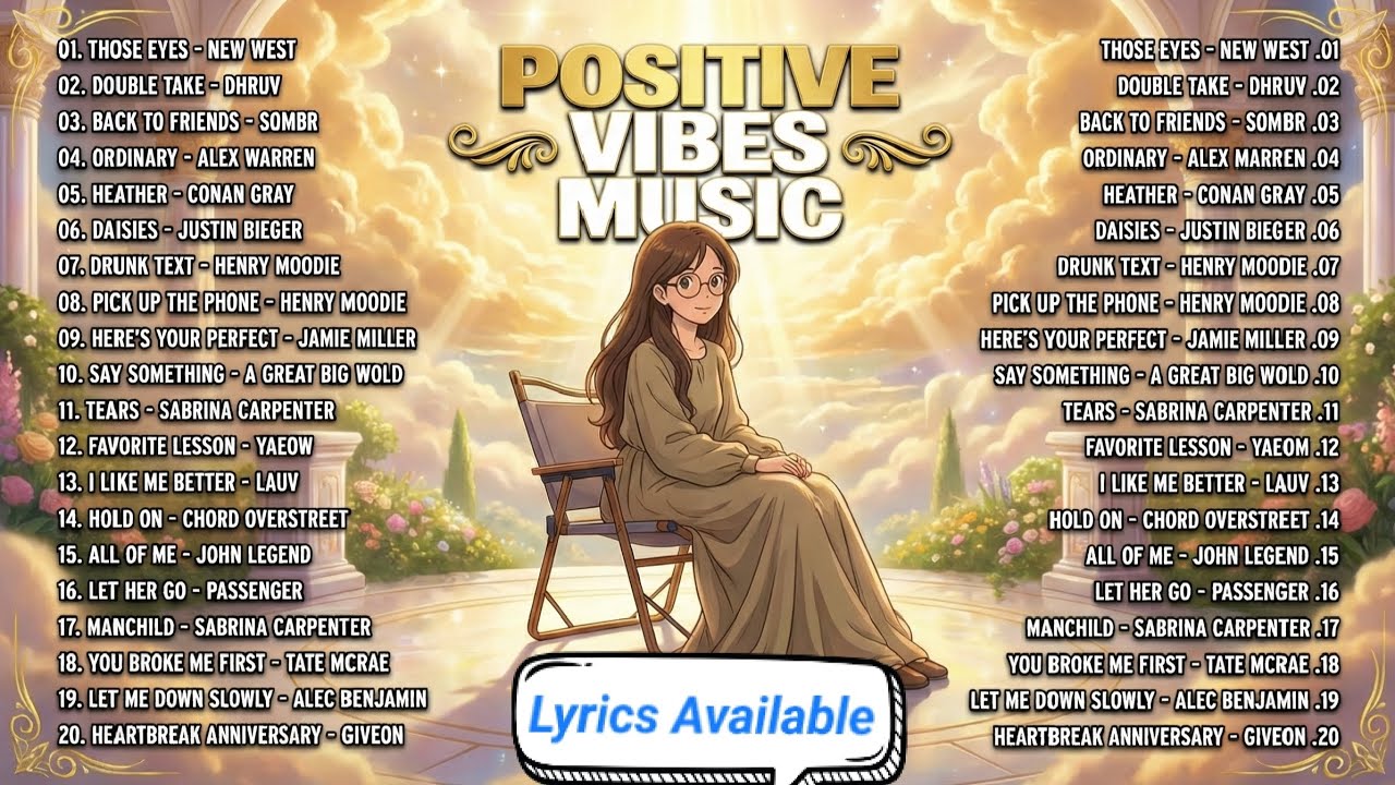 🚫NO ADS - POSITIVE SONG CHILL RELAXING NEW CHART SPOTIFY 2026 VIRAL TIKTOK ACCOUSTIC TRENDING 