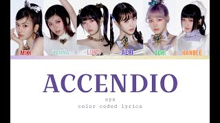 Syx Ive - Accendio Color Coded Lyrics