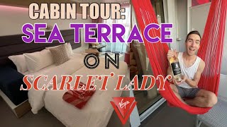 Virgin Voyage&#39;s Scarlet Lady Sea Terrace Cabin Tour