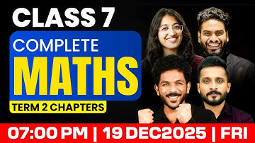 Class 7 Maths Christmas Exam | Term 2 Chapter Revision | Exam Winner