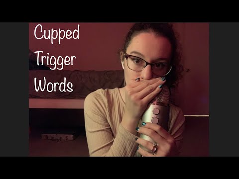 ASMR Cupped Trigger Words with Mouth Sounds and Hand Movements