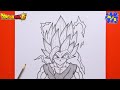 Drawing Beast Gohan With Pencil || How to Draw Beast Gohan With Pencil || Easy Step-by-Step Guide