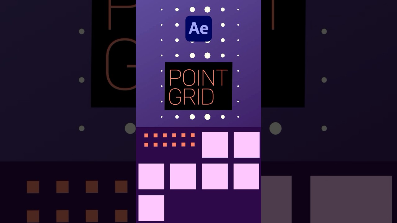 How to Create and Animate a Point Grid in After Effects