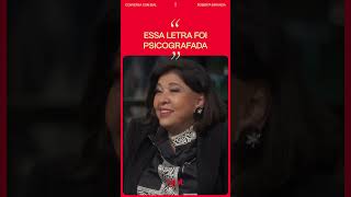✍️💭 "Essa letra foi psicografada" | Conversa Com Bial | GNT #shorts
