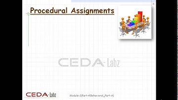 VLSI Designing -Verilog HDL tutorial by CEDA-Labz Module-2(Part 4 Behavioral Part A)