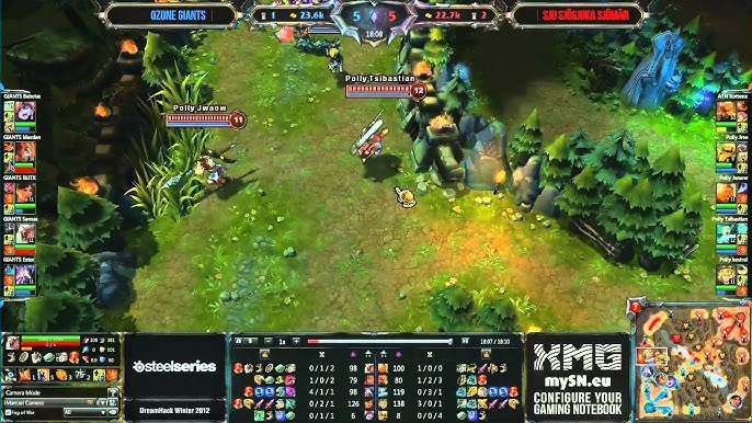 LoL Dreamhack CLG.EU vs SSS (Game 1/1) 