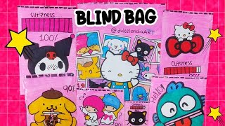 Sanrio blindbag! 🌈 Blind Bag paper ft. SANRIO 🎀 ASMR / satisfying opening blind bag / Sanrio theme