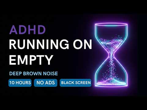 Brown Noise for Burnout Recovery 💤 | Deep Brown Noise | 10 Hours Black Screen