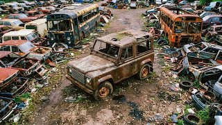Abandoned Land Rover Defender 90 Found in a Barn | FULL Restoration & Epic Transformation 