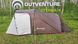 Обзор ПАЛАТКИ Outventure Ottawa 4