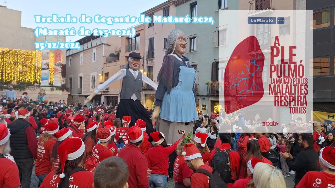 Cercavila dels Gegants de Mataró- Marató de Tv3 2024