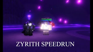 Zyrith Solo Former WR Speedrun (Tidebreaker) - [Something Boss Fights]