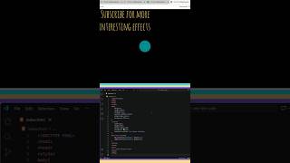 🔥 Circle Neon Glow Effect | HTML CSS Animation Tutorial | Satisfying Coding #coding #shorts