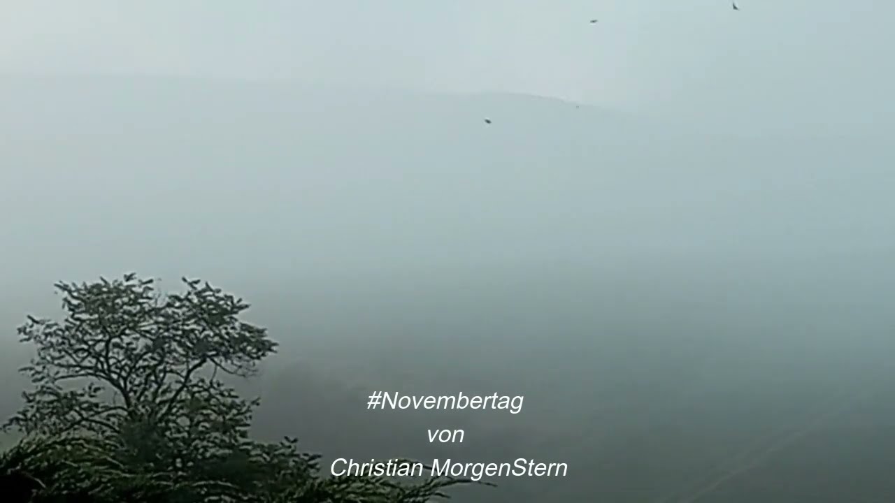 "Novembertag" Christian Morgenstern