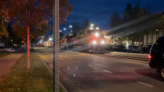 BIG HONK from BNSF 4266 As it Glides Down Mason Street!