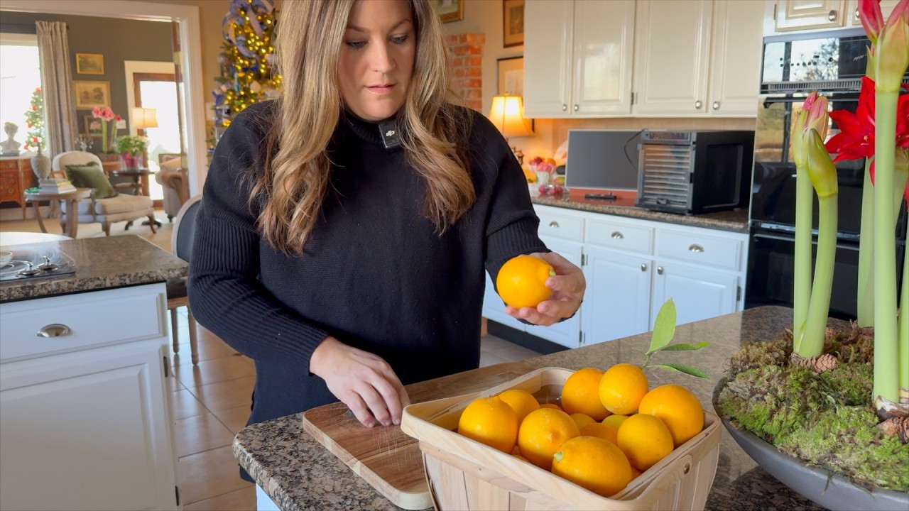 Lemon Harvest, Simple Fern Centerpiece & Surprising My Mom w/ Magnolia Wreaths! 🍋🪴🥰