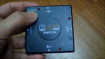 Mini 3 Port HDMI Switch Switcher Splitter 3 input 1 Output Box