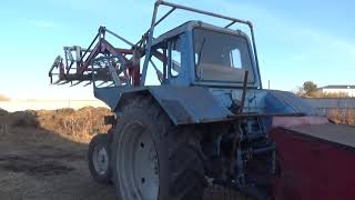 картинка: На каких скоростях трогается МТЗ-80гружёный. Сена больше нет!