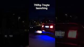 700hp supra mk3 7m-gte launching. #7mgte #supra #supramk3 #toyota #fireinthehole