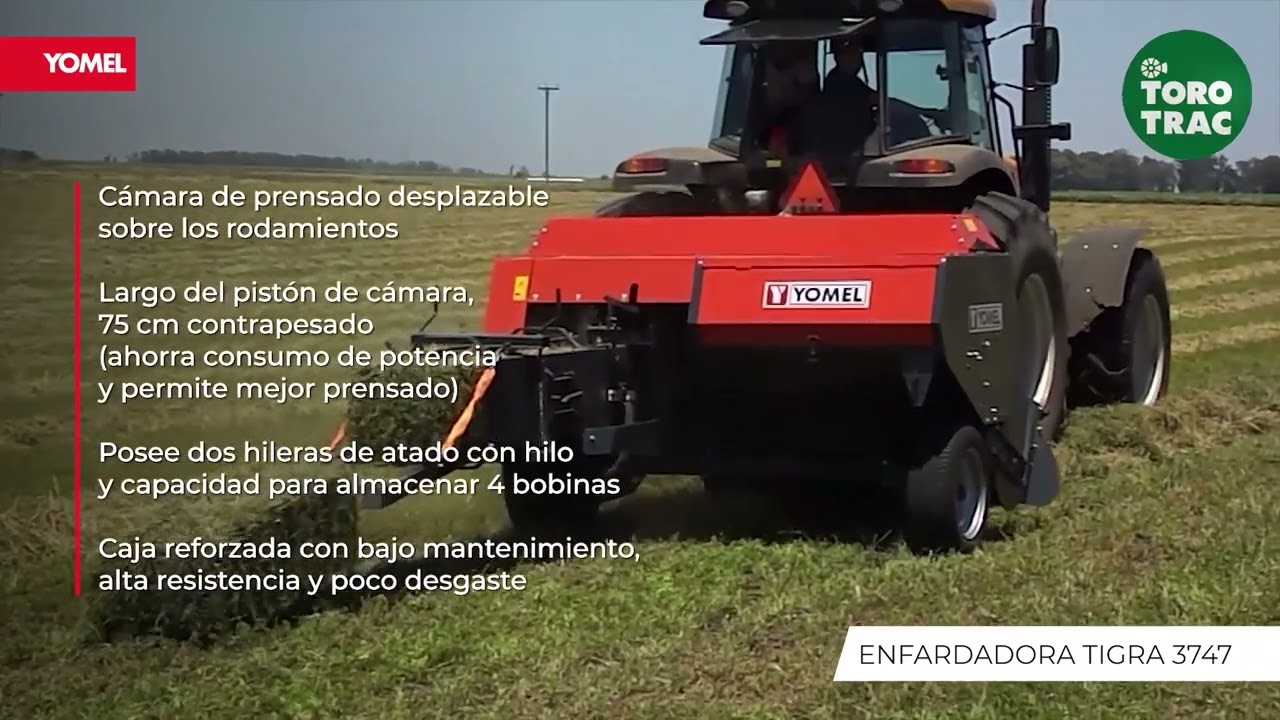 #torotrac - Yomel - Enfardadora Tigra - Acople Tractor