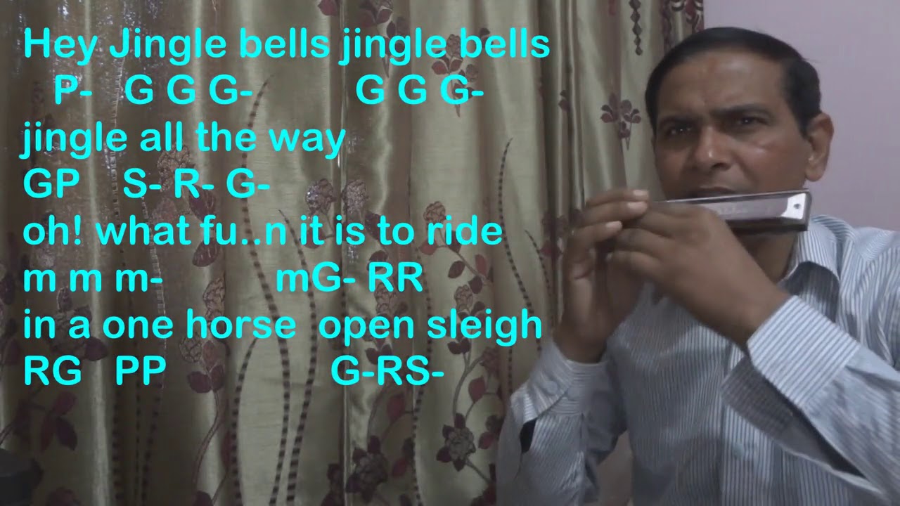 Jingle Bells Jingle Bells Notations With Tutorial How To Play On Mouthorgan Harmonica Youtube