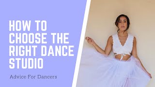 Advice For Dancers About Choosing The Right Dance Studio