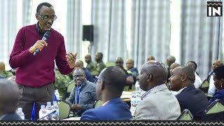 Ntabwo muva hano nimutansubiza impamvu mutita ku baturage: Perezida Kagame mu #Uwiherero2018