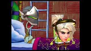 Mercy Wants Genji to Get Out and Push the Payload