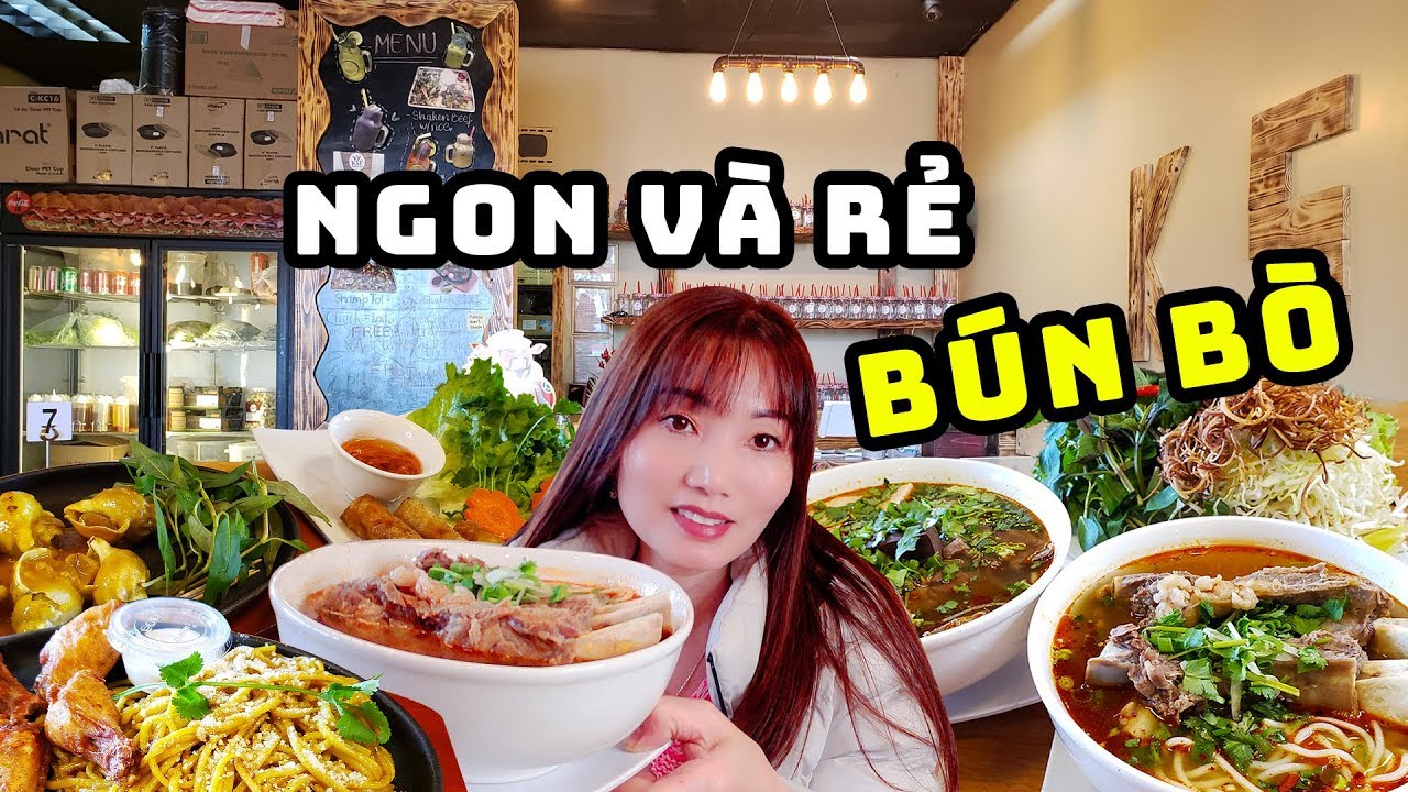 Bún Bò Huế Sườn Bò Tô Khủng Giá Rẻ - Ốc Hương Xào... - youtube