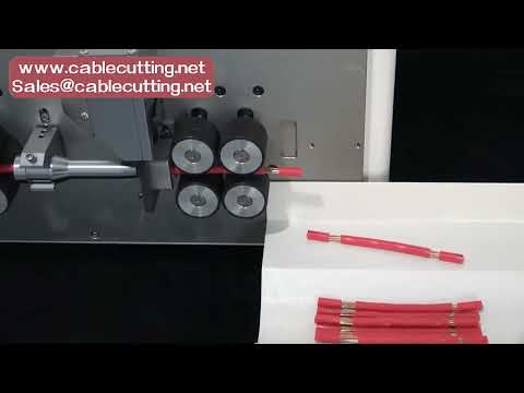Single Wire Automatic 8-2-5 8-3-5 Touch Screen Electric Peeling Stripping Cutting Machine with 8 Wheels