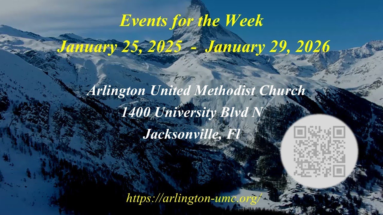 Arlington United Methodist Church Events - Jan 25, 2026 - Jan 31, 2026