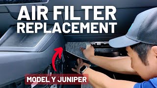 How to DIY Replace 2025+ Model Y Juniper Cabin Air Filters at Home