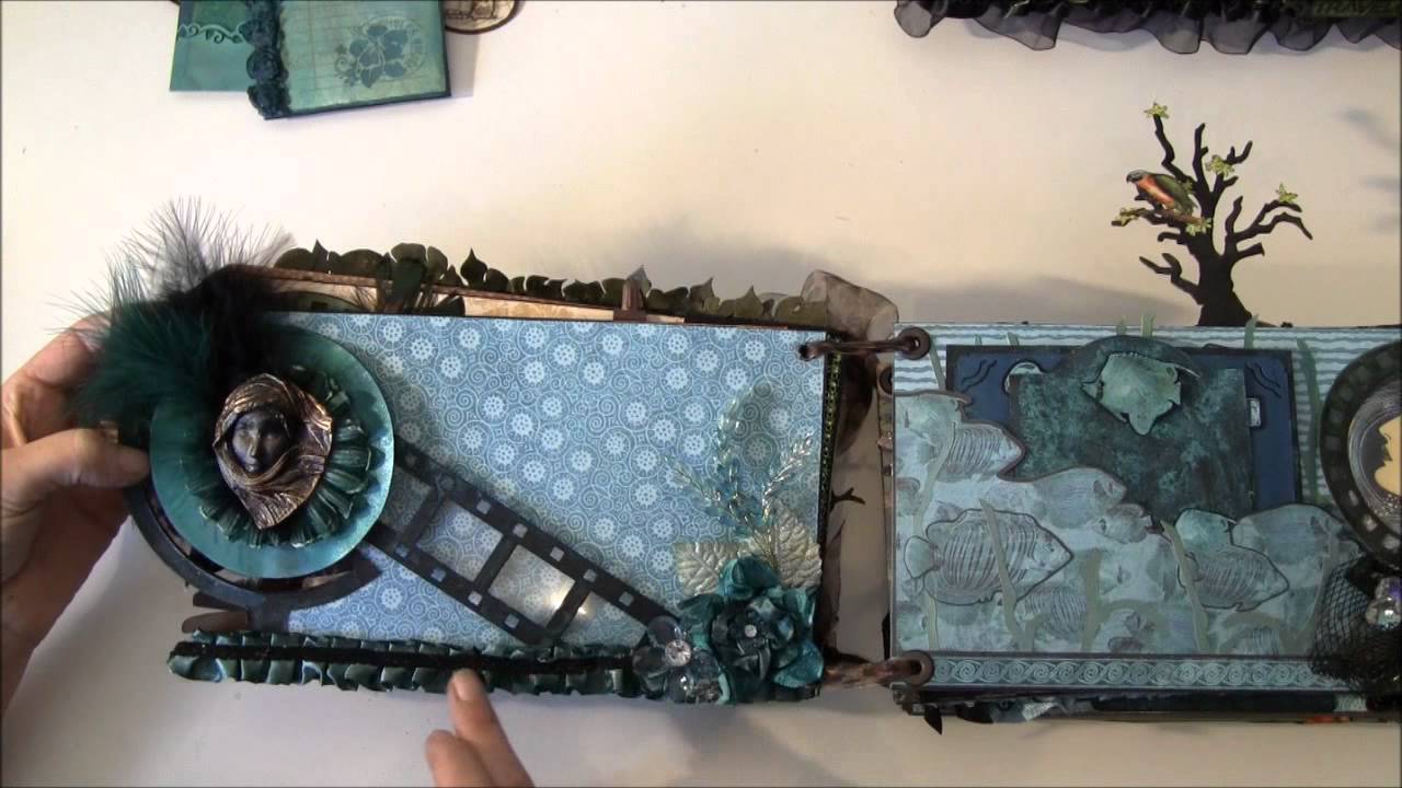 3ds Graphic 45 Tropical travelogue family globe photo album