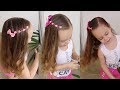 Penteado Infantil rápido com amarradinhos para cabelos curtos e longos