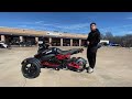 2022 best compact fun size street legal spider trike out there  test drive and walkaround