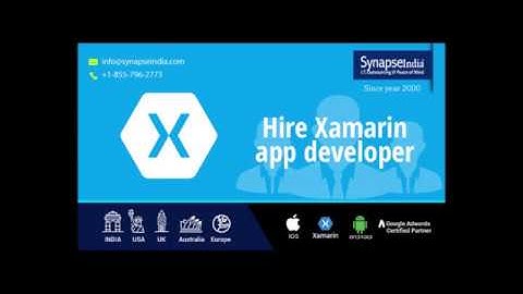Hire Xamarin App Developer - SynapseIndia