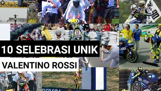 10 Selebrasi Unik dan Tak Terlupakan dari Valentino Rossi