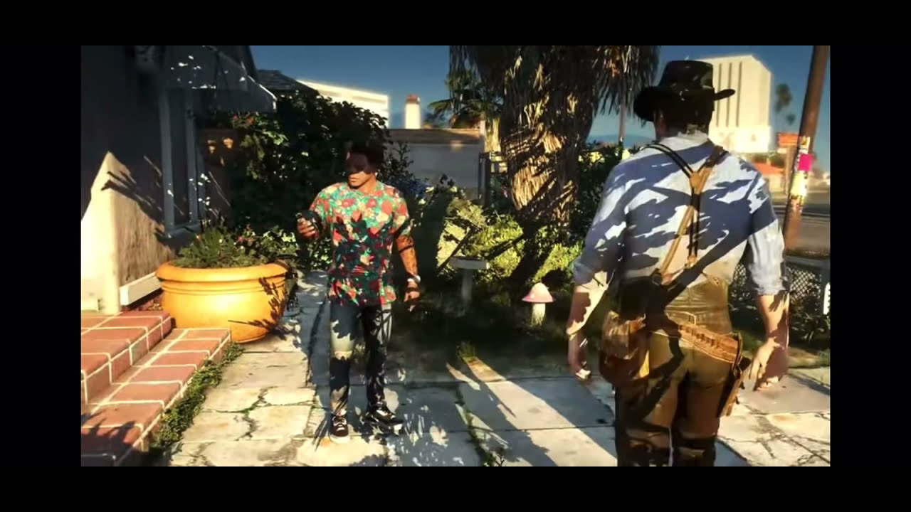 Arthur Morgan, Roasts Franklin😂 (can a LOC come up in your crib?)