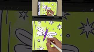 How to Use a Coloring Page in Procreate!