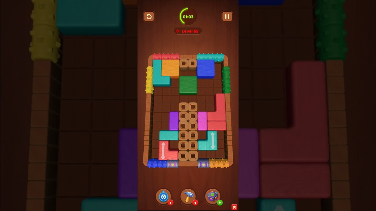 Wood Block Jam (Level 65) 