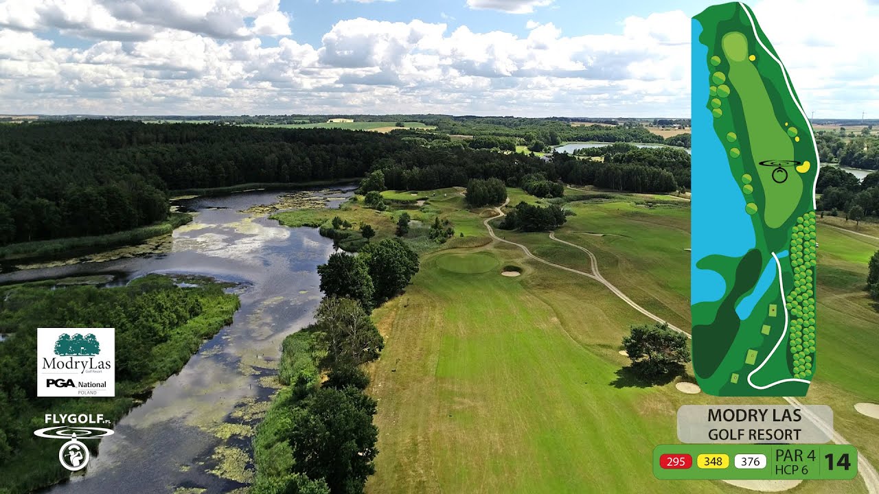 Modry Las Modry Las Golf Resort Choszczno - Hole 14 - YouTube