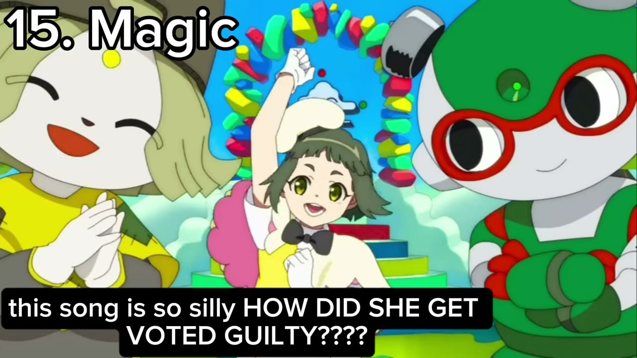 Ranking all MILGRAM songs up to trial 2