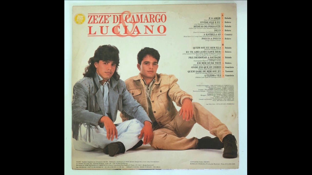 Letra da música Quem Sou Eu Sem Ela de Zezé Di Camargo & Luciano