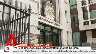 Britain summons Chinese ambassador over Hong Kong spying charges
