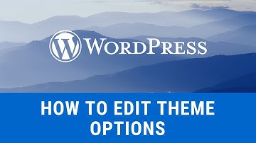 WordPress Tutorial - Editing Theme Options (Title, Subhead, Header Images, etc.)