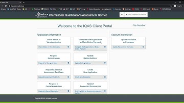 IQAS Portal Login Problems