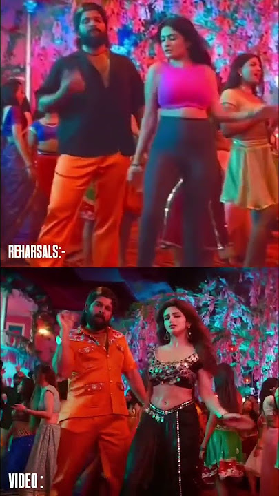 Pushpa 2 song rehearsal #pushpa2 #sreeleela #pushparaj #jukeganhisaalaa #trending #shootingmasti