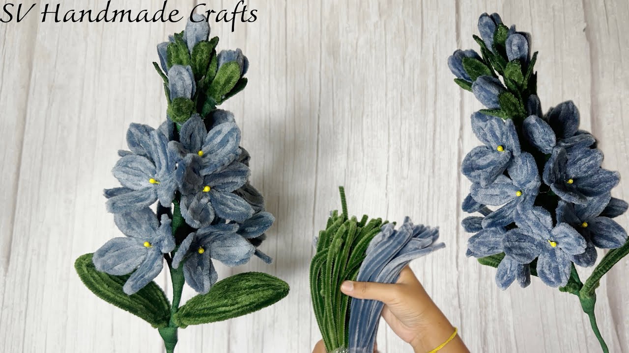 It’s easy to make | Beautiful flower making idea with pipe cleaners | Pipe cleaner craft | diy